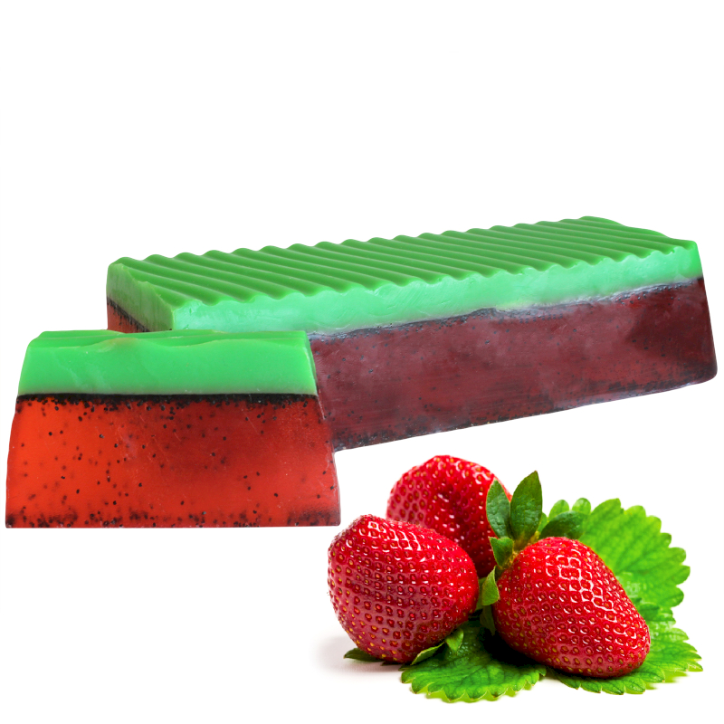 Savon Tropical Paradise exfoliant Fraise